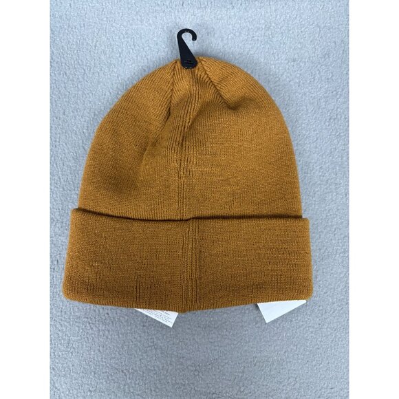 Timberland Women's Classic Tonal Patch Cuffed Beanie One Size Wheat (Brown) NWTs - Picture 2 of 6